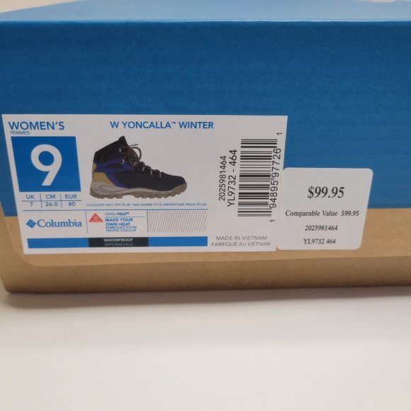 Columbia Shoes Columbia Yoncalla Plum Color Wp Midtop Winter Hiking